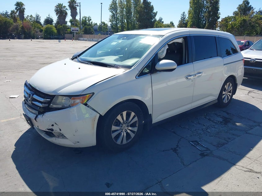 Vin: 5fnrl5h65gb168328, lot: 46240702, honda odyssey ex-l 20162