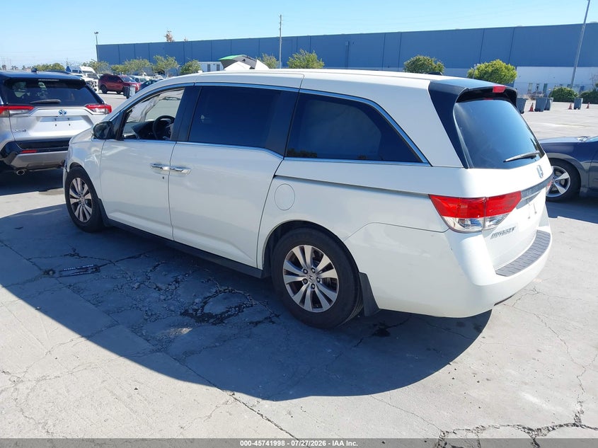 Vin: 5fnrl5h65gb168328, lot: 46240702, honda odyssey ex-l 20163