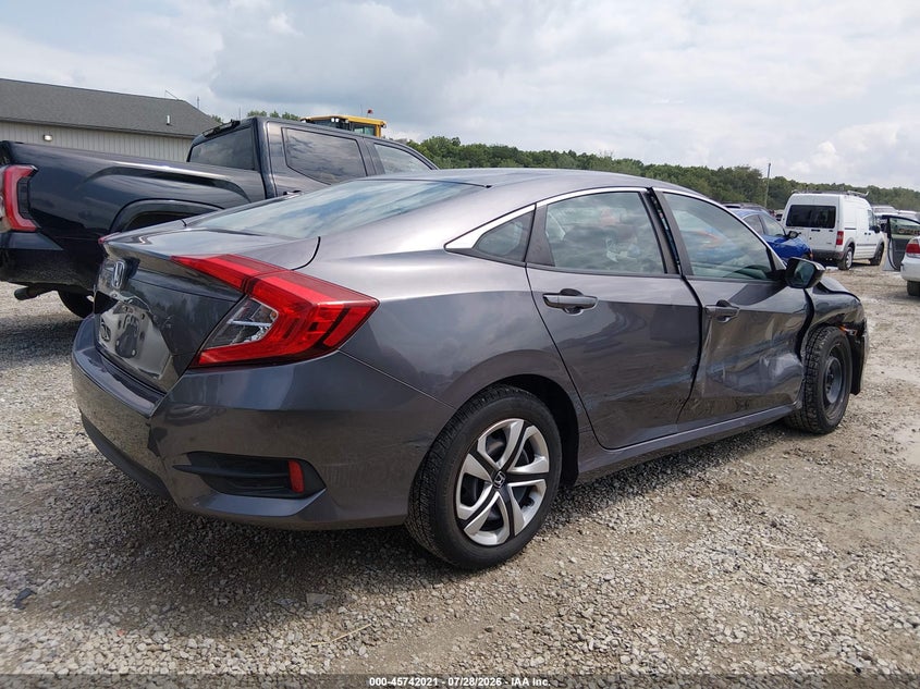 Vin: 19xfc2f55ge083863, lot: 46240725, honda civic lx 20164