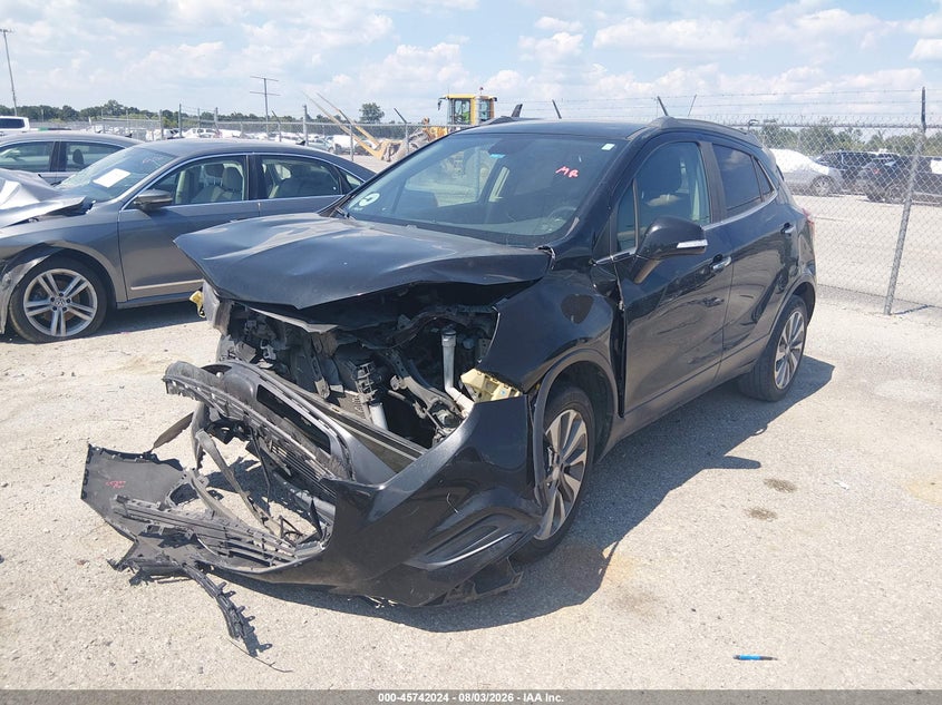 Vin: kl4cjasb0jb671022, lot: 46240728, buick encore preferred 20182