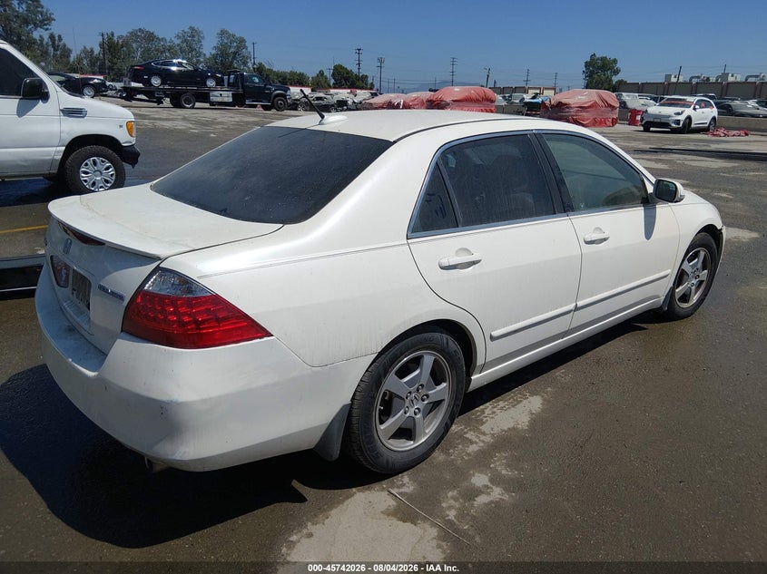 2007 HONDA ACCORD HYBRID auction photo 4