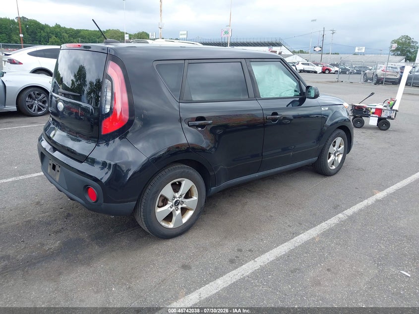 Vin: kndjn2a20h7440014, lot: 46240742, kia soul 20174
