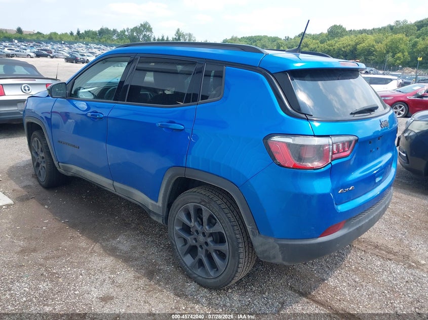 Vin: 3c4njdeb2mt532413, lot: 46240744, jeep compass 80th anniversary 4x4 20213