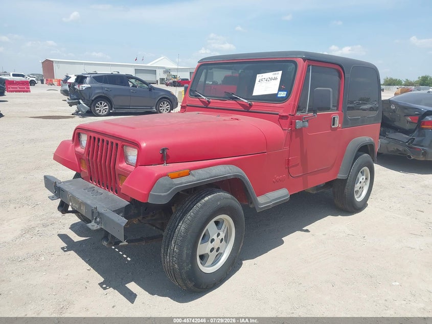1990 Jeep Wrangler, Механіка, IAAI, VIN 2J4FY19E1LJ542430 — фото 2