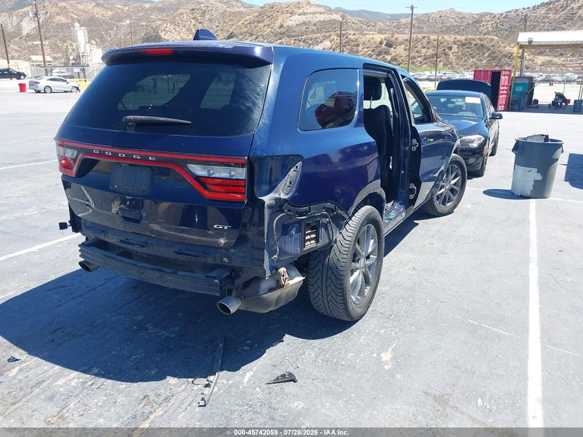 Vin: 1c4rdhdg2hc774276, lot: 46240763, dodge durango gt rwd 20174