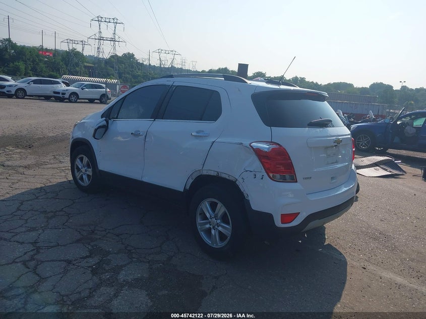 Vin: kl7cjlsb9hb231373, lot: 46240825, chevrolet trax lt 20173