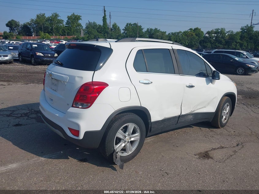 Vin: kl7cjlsb9hb231373, lot: 46240825, chevrolet trax lt 20174