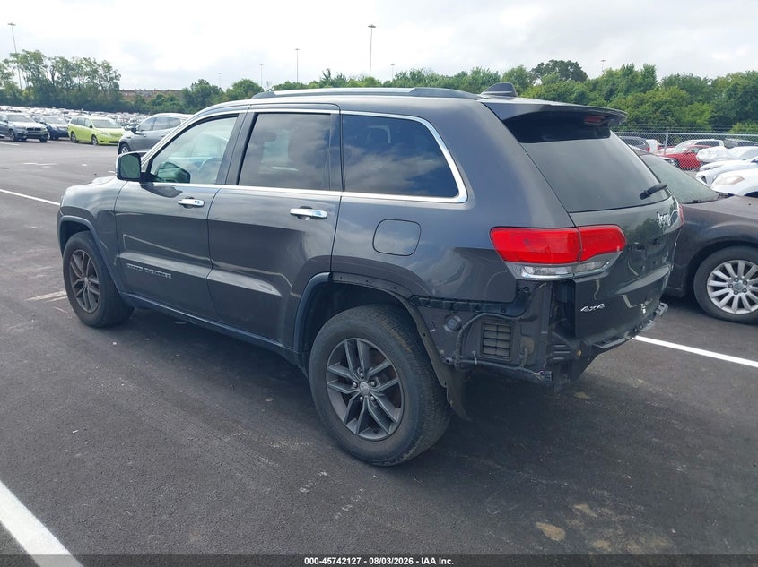 Vin: 1c4rjfbg6jc388661, lot: 46240831, jeep grand cherokee limited 4x4 20183