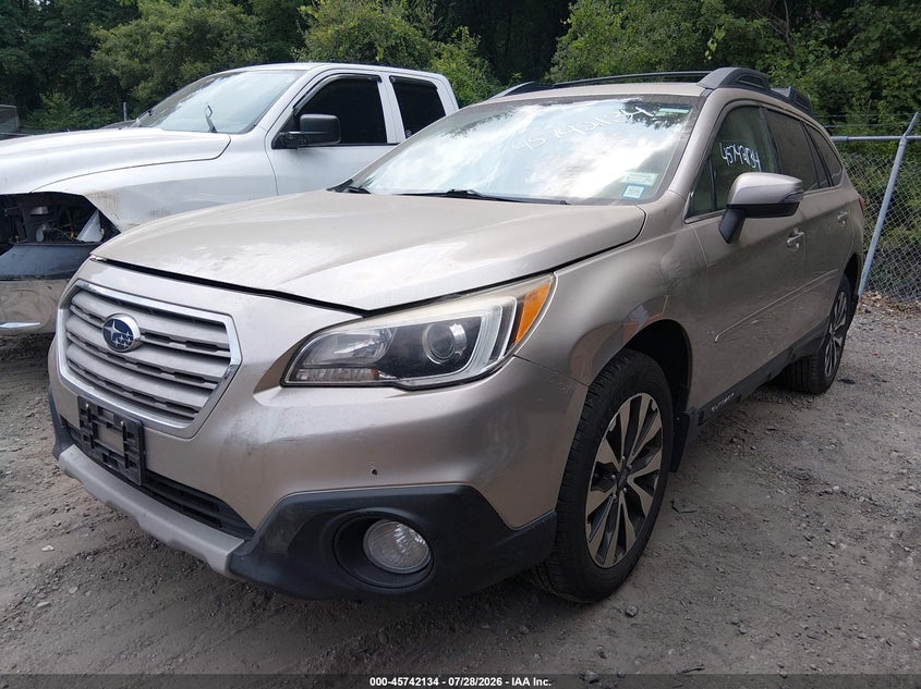 Vin: 4s4bsanc4f3334398, lot: 46240838, subaru outback 2.5i limited 20152