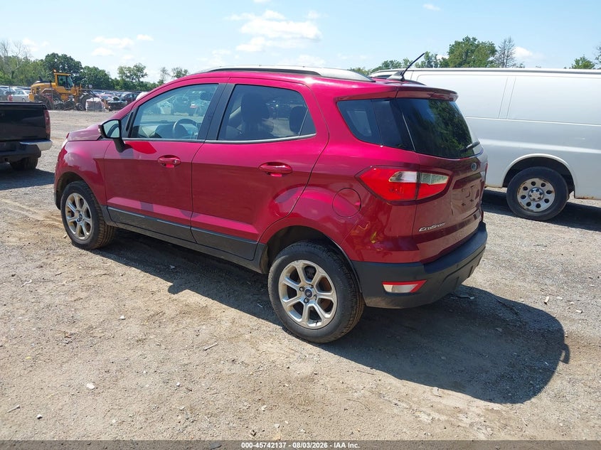 Vin: maj6s3gl0kc278068, lot: 46240841, ford ecosport se 20193