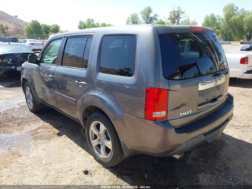 Vin: 5fnyf3h4xfb031230, lot: 46240859, honda pilot ex 20153