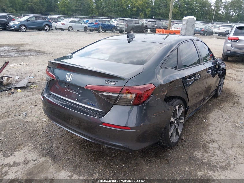 Vin: 2hgfe4f89th336196, lot: 46240868, honda civic hybrid sport/sport touring 20264