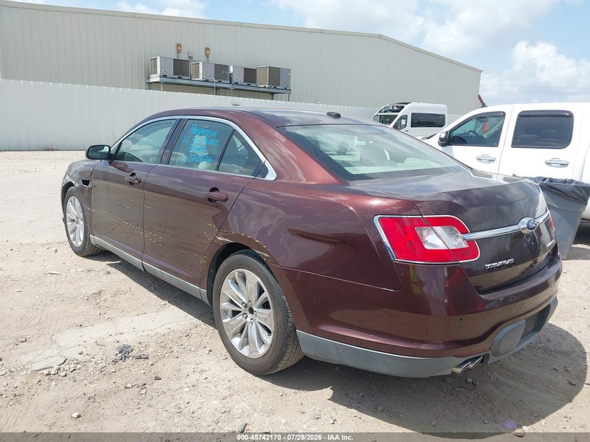 Vin: 1fahp2fw6ag134595, lot: 46240874, ford taurus limited 20103