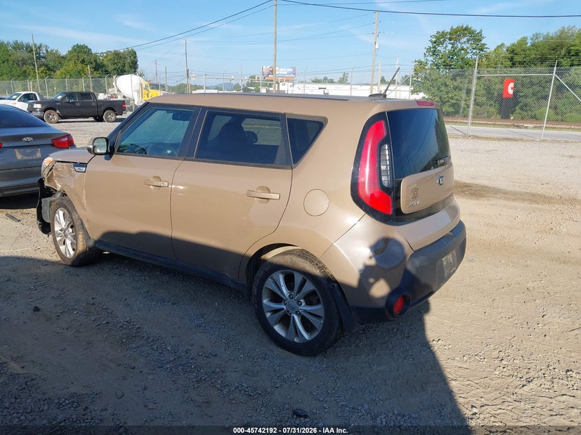 Vin: kndjp3a5xe7085245, lot: 46240896, kia soul + 20143