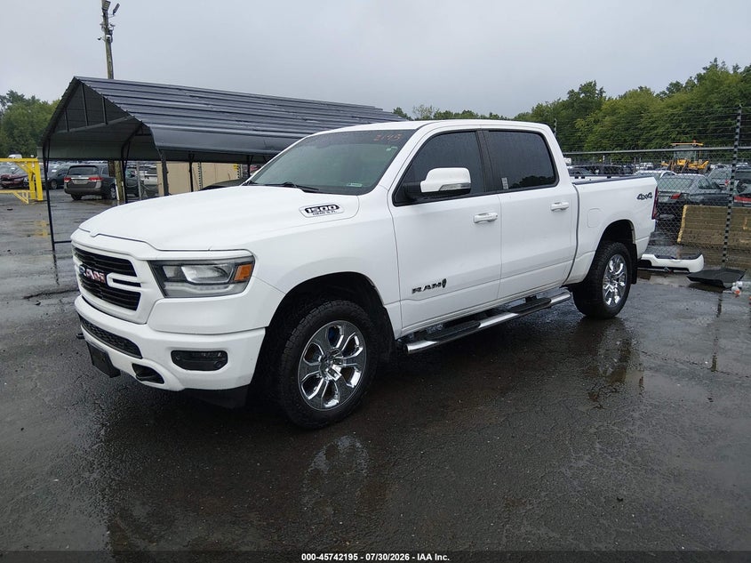 Vin: 1c6srfft2kn657849, lot: 46240899, ram 1500 big horn/lone star  4x4 5'7 box 20192
