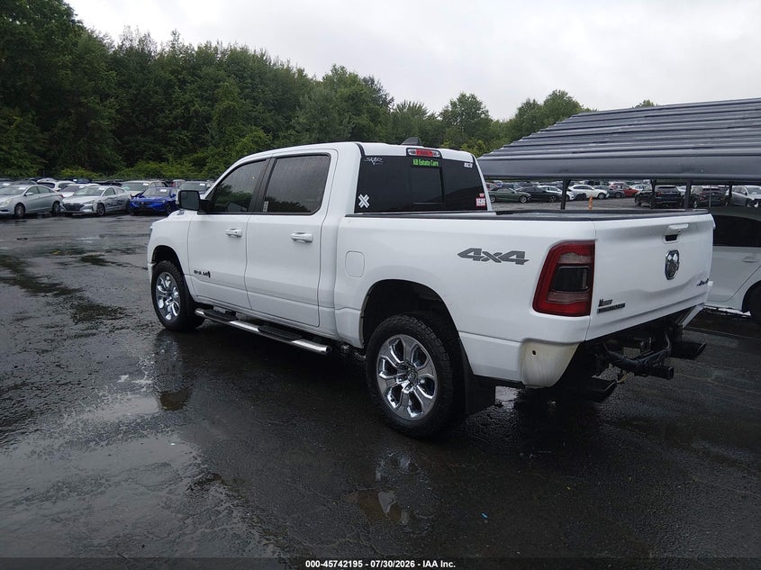 Vin: 1c6srfft2kn657849, lot: 46240899, ram 1500 big horn/lone star  4x4 5'7 box 20193