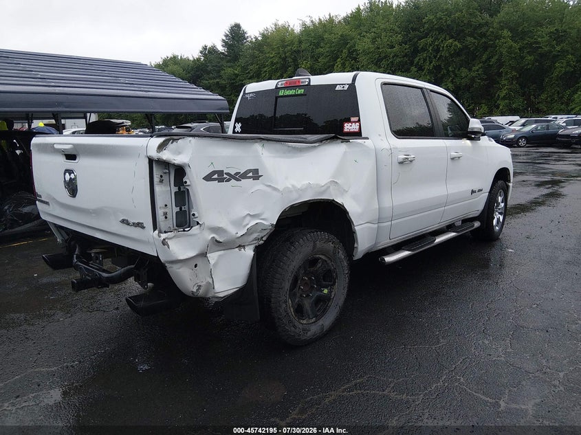 Vin: 1c6srfft2kn657849, lot: 46240899, ram 1500 big horn/lone star  4x4 5'7 box 20194