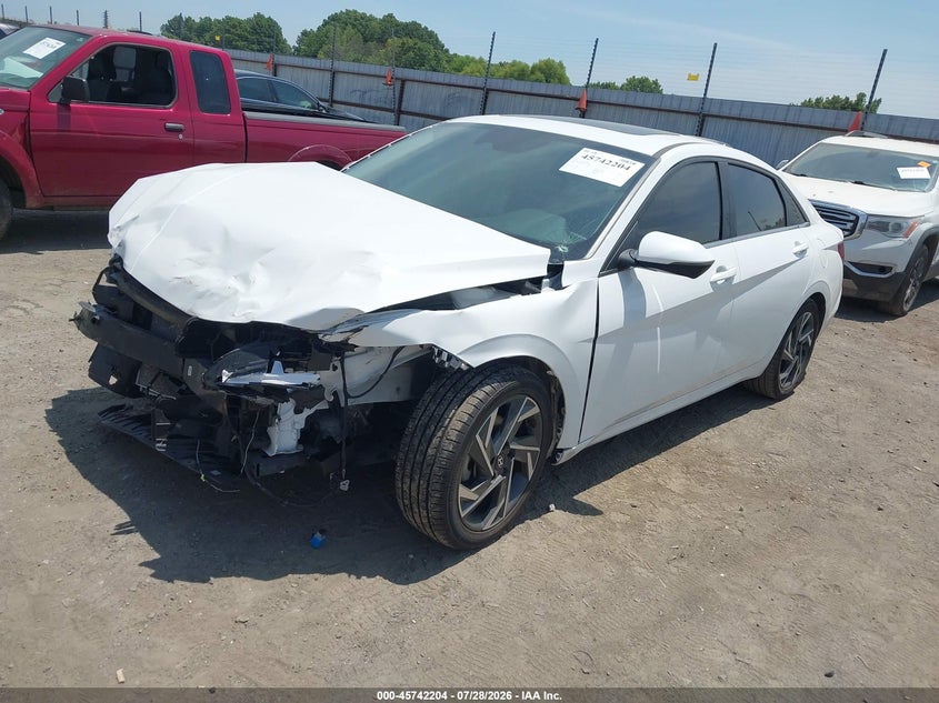 Vin: kmhlp4dg3ru742210, lot: 46240908, hyundai elantra limited 20242
