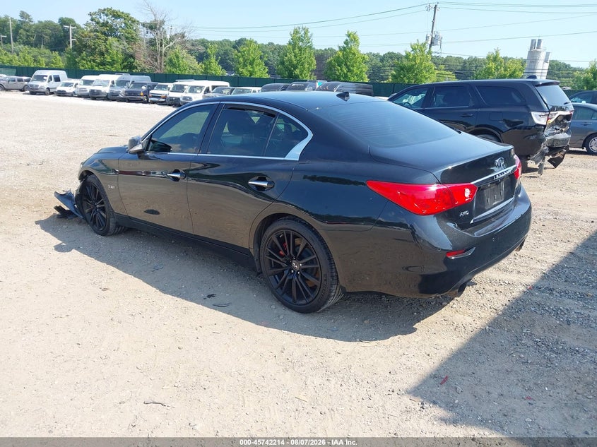 Vin: jn1fv7ar7hm871292, lot: 46240918, infiniti q50 3.0t red sport 400/3.0t signature edition 20173