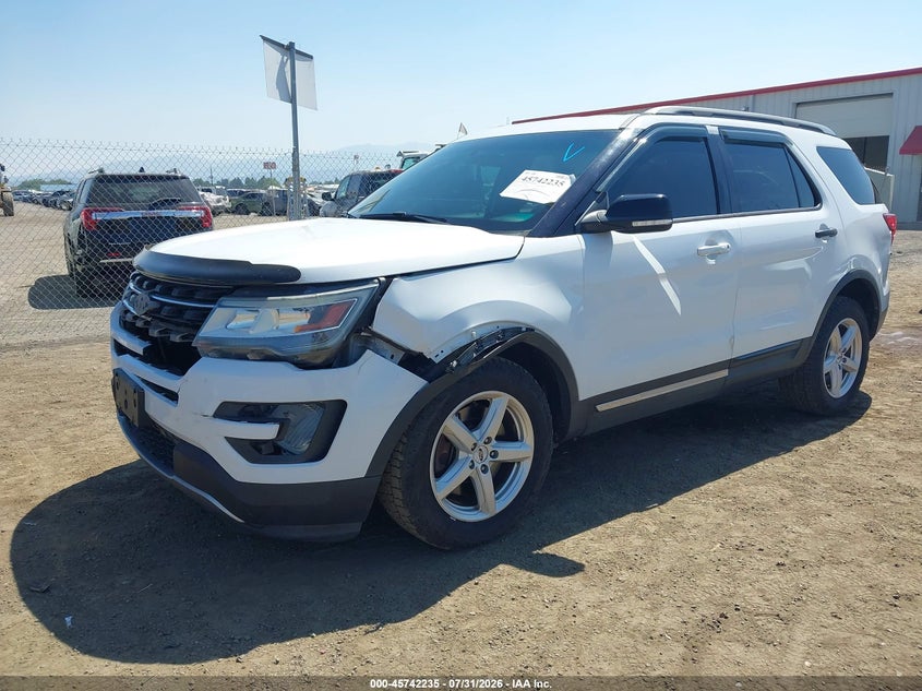 Vin: 1fm5k8d85ggc03347, lot: 46240939, ford explorer xlt 20162