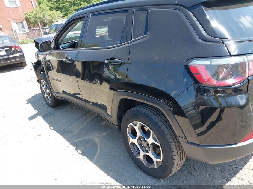 Vin: 3c4njddb1nt224152, lot: 46241009, jeep compass trailhawk 4x4 20222