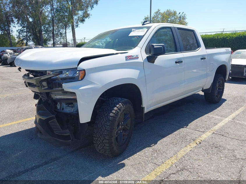 Vin: 1gcpyfed1nz206226, lot: 46241012, chevrolet silverado 1500 ltd 4wd  short bed lt trail boss 20222