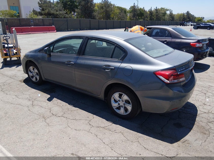 Vin: 19xfb2f52de094091, lot: 46241017, honda civic lx 20133