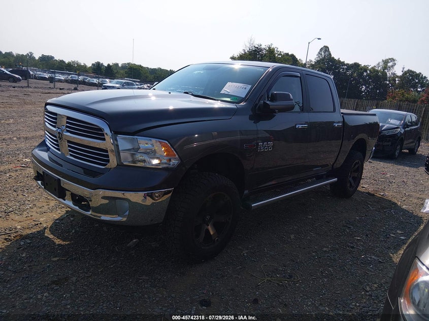 Vin: 1c6rr7lm3js338333, lot: 46241022, ram 1500 big horn  4x4 5'7 box 20182