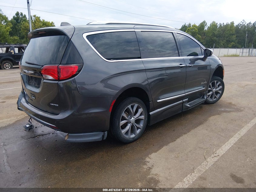 Vin: 2c4rc1gg3jr338250, lot: 46241045, chrysler pacifica limited 20184