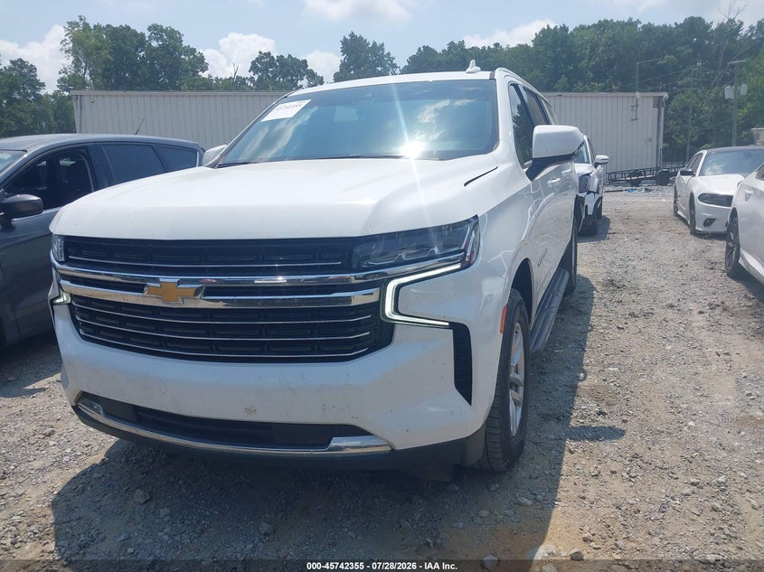 Vin: 1gnscckd1mr255699, lot: 46241059, chevrolet suburban 2wd lt 20212