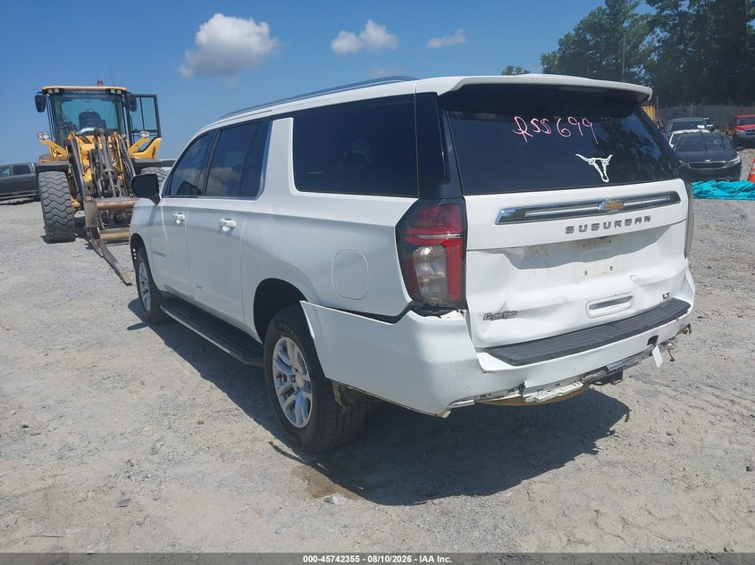 Vin: 1gnscckd1mr255699, lot: 46241059, chevrolet suburban 2wd lt 20213