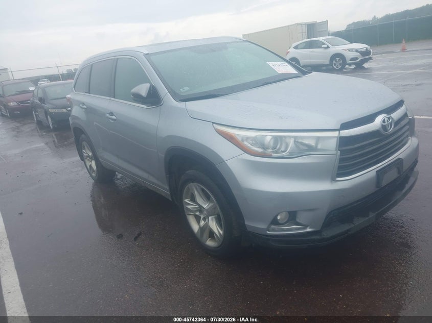 Vin: 5tddkrfh0es046932, lot: 46241068, toyota highlander limited v6 2014 img_1