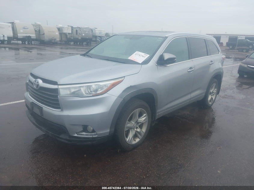 Vin: 5tddkrfh0es046932, lot: 46241068, toyota highlander limited v6 20142