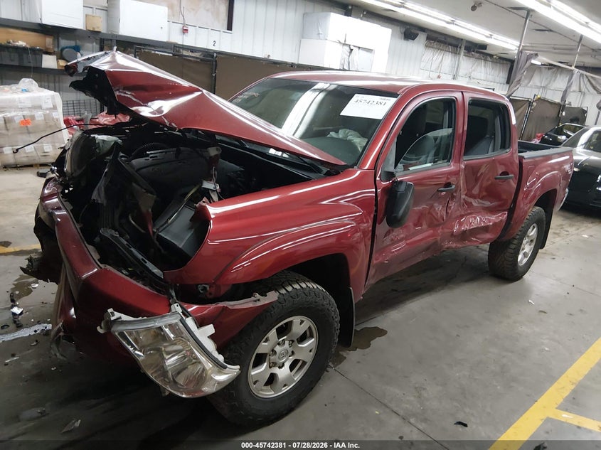 2008 Toyota Tacoma Prerunner V6, Обидва боки, IAAI, VIN 5TEJU62N98Z511139 — фото 2