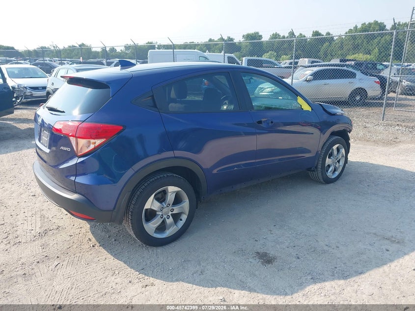 Vin: 3czru6h57gm738281, lot: 46241103, honda hr-v ex 20164