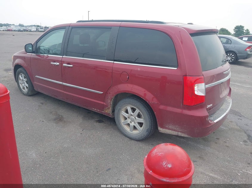 Vin: 2c4rc1bg0cr117165, lot: 46241118, chrysler town & country touring 20123