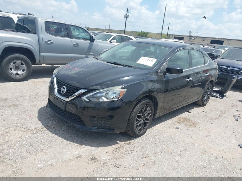 2016 Nissan Sentra, Rear, IAAI, VIN 3N1AB7AP0GL647971 — photo 2