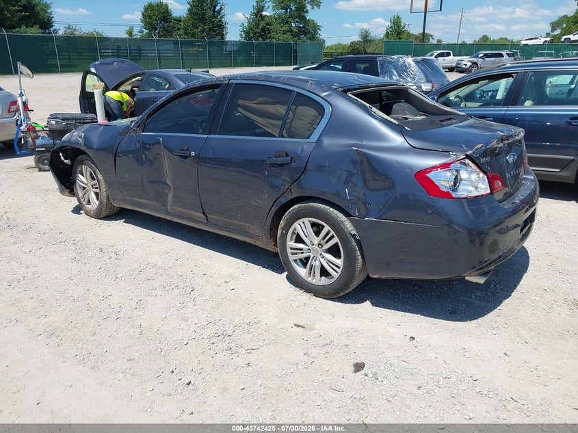 Vin: jn1dv6ar1cm860427, lot: 46241129, infiniti g25x 20123