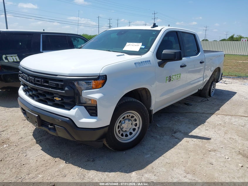 Vin: 3gcpaaek0sg354983, lot: 46241149, chevrolet silverado 1500 2wd  standard bed wt 20252