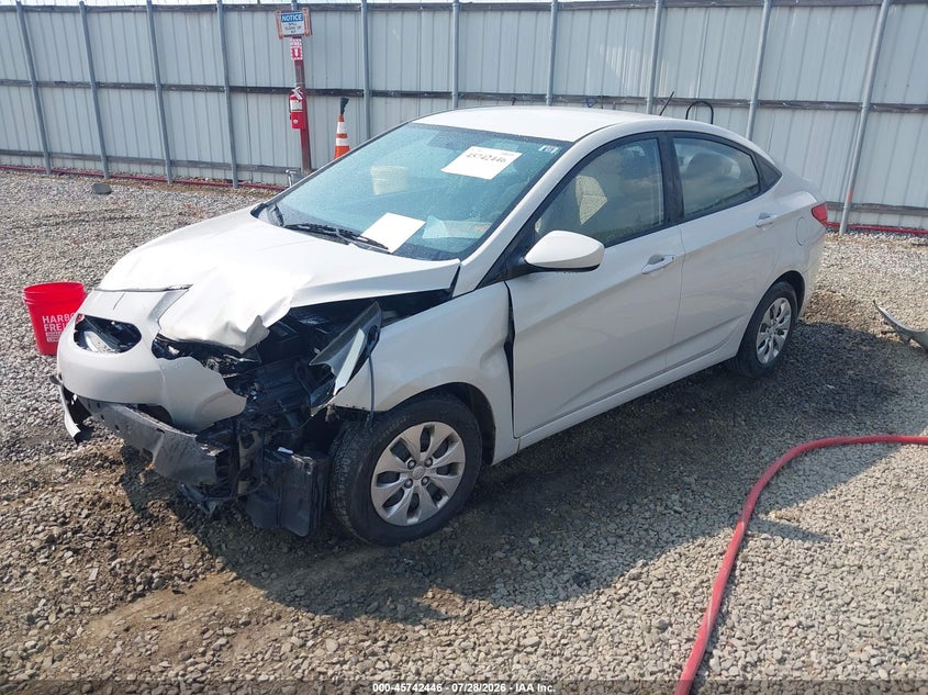 Vin: kmhct4ae7gu036210, lot: 46241150, hyundai accent se 20162