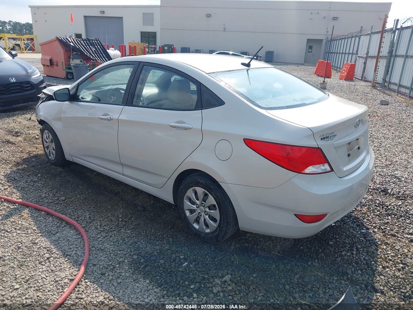 Vin: kmhct4ae7gu036210, lot: 46241150, hyundai accent se 20163