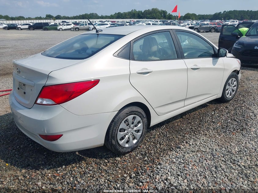 Vin: kmhct4ae7gu036210, lot: 46241150, hyundai accent se 20164