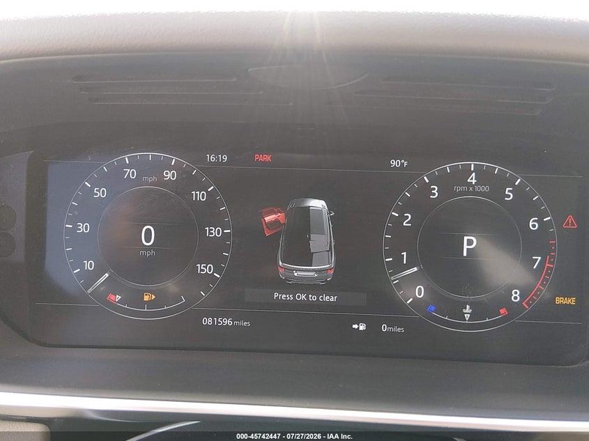 2018 LAND ROVER RANGE ROVER SPORT auction photo 7