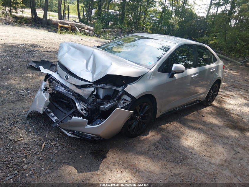 Vin: jtdbcmfe5pj005595, lot: 46241154, toyota corolla hybrid se 20232