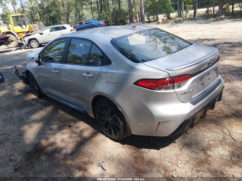 Vin: jtdbcmfe5pj005595, lot: 46241154, toyota corolla hybrid se 20233
