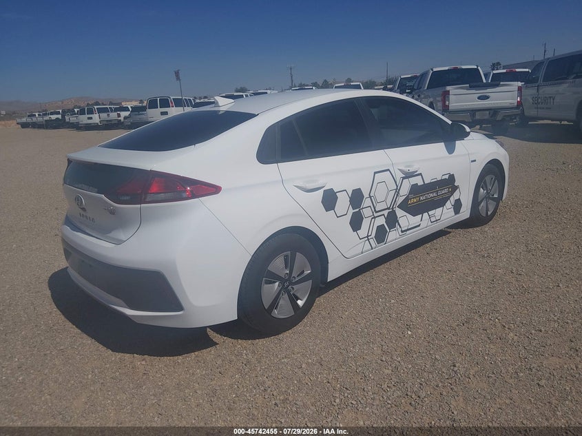 Vin: kmhc65lc3lu233362, lot: 46241159, hyundai ioniq hybrid blue 20204