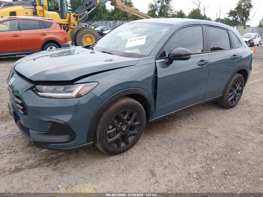 Vin: 3czrz2h58pm744472, lot: 46241208, honda hr-v awd sport 20232