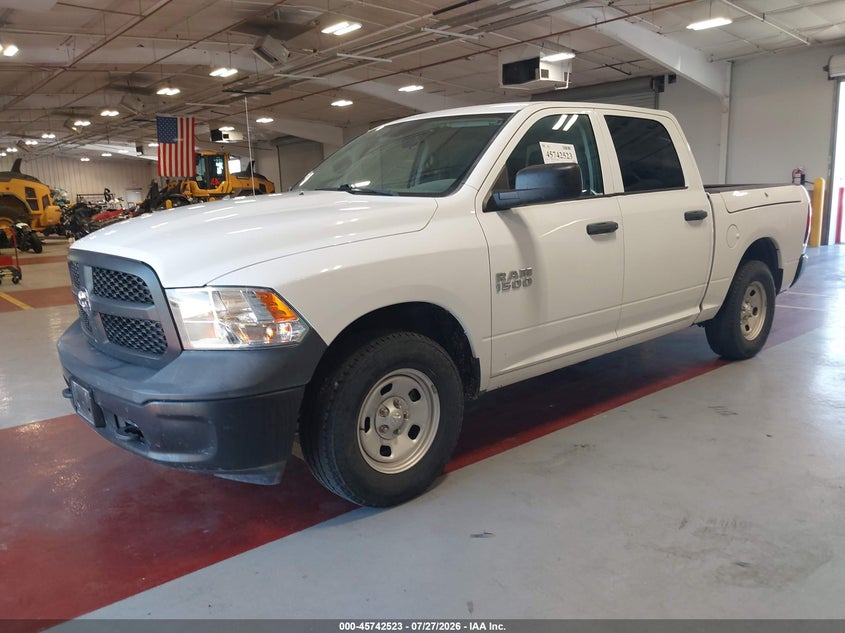 2018 RAM 1500, Обычный износ, IAAI, VIN 1C6RR7KG3JS144171 — фото 2