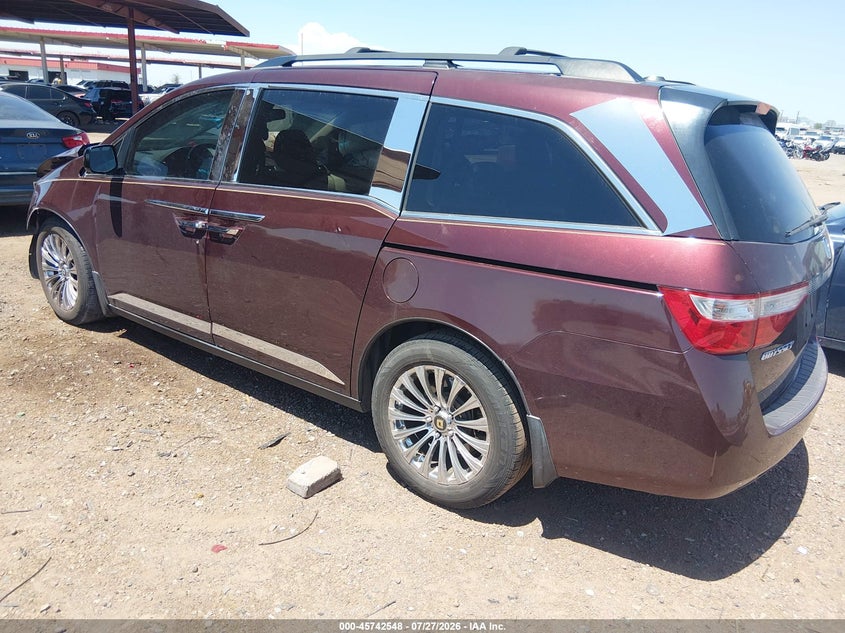 Vin: 5fnrl5h67bb033134, lot: 46241252, honda odyssey ex-l 20113