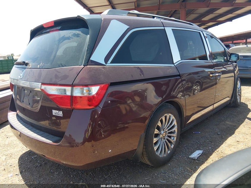 Vin: 5fnrl5h67bb033134, lot: 46241252, honda odyssey ex-l 20114